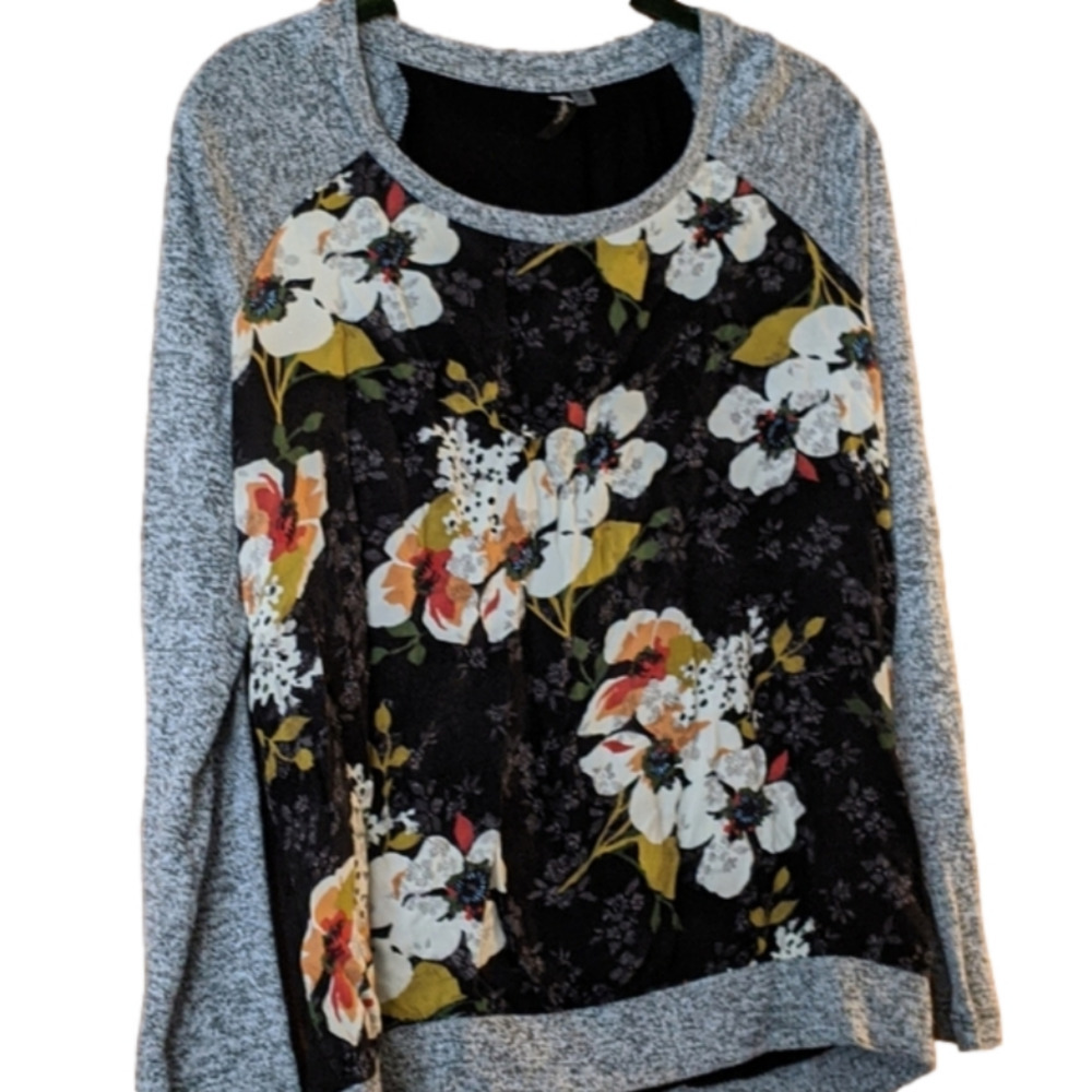 Kut from the Kloth Floral Long Sleeve Shirt XS